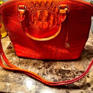 Duxberry Spring Orange Purse , Fairly Worn Classy Clean Spotless And Jazzy